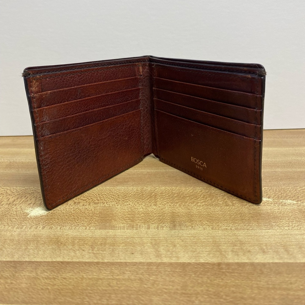 Bosca 1911 Old Leather Italia Small Bifold Wallet